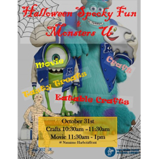 Halloween, VIRL, Library, Crafts