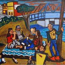art, conversational cafe, lecture, roundtable