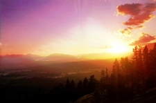 sunset, port alberni, street marktet