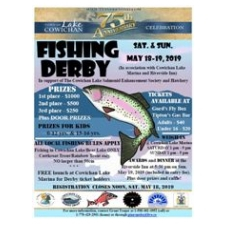 Fishing Derby, Boating, Family Prizes, Dinner, 