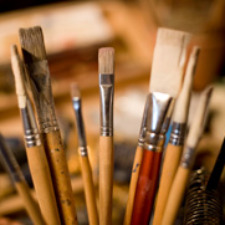 paint brushes, art, artists
