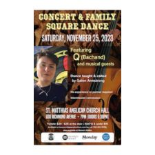 Qristina Bachand, fiddle, concert, yyj, roots music, live music, Q, Bachand, dance, square dance, contra dance, family event, 