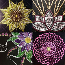 Dot Painting, mandala, Arts, Crafts, Workshop, LostArtsClub, Nanaimo, Painting, Home, Decoration