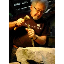stone, sculpture, Lee Gass, Quadra Island, 