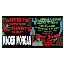 art, music, activism, auction, folk, hip-hip, causes, no kinder morgan