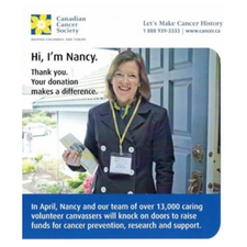 Door to Door, Canvasser, April Daffodil Month, Cancer Month 