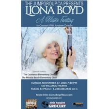 Liona Boyd Tour, Liona Boyd, Choir, Courtenay, Classical, Tour, Vancouver Island.