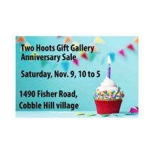 Two Hoots, gallery, gift, celebration, Cobble Hill