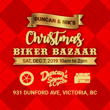 poster, motorcycles, duncan, christmas, craftsale, swap meet