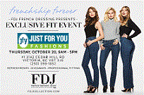 French Dressing, Fit Clinic, jeans,event, giveaways, free