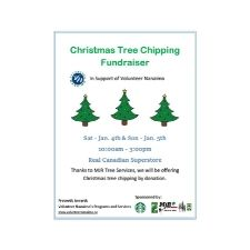 Christmas,Tree,Chipping,Volunteer