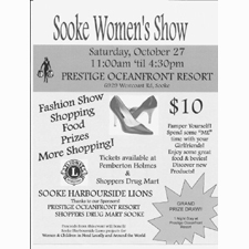 womens, show, fashion, Sooke, Prestige, shopping