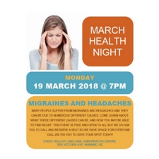 March Health Night: Migraines and Headaches