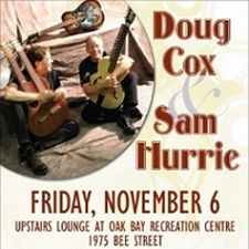 Doug Cox, Sam Hurrie, Cox & Hurrie, Live music, blues, roots, guitar, slide guitar, dobro, mandolin