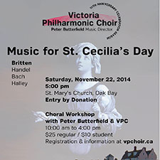 music, choir, St. Cecilia
