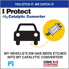 Catalytic converter, Crime Stoppers 