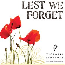 Victoria Symphony, remembrance day, military