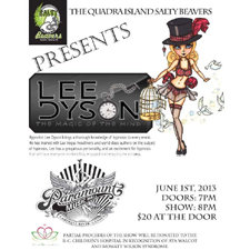 hypnotist, salty beavers, lee dyson, paramount, comedy