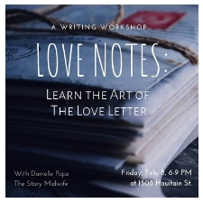 Creative Writing, Writing, Writing Workshop, Love Letter, Victoria Events, create, The Story Midwife