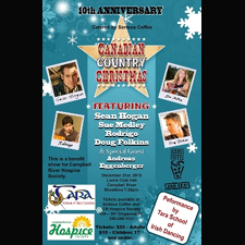 christmas, concert, music, country, roots, rock, benefit, hospice
