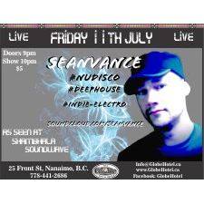 The Globe, Nanaimo, Sean Vance, DJ, Electronic, pub, Craft, Live, Music