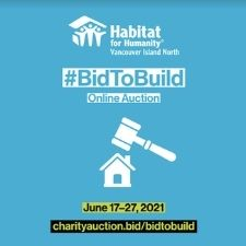 bidtobuild, onlineauction, fundraiser, habitatforhumanity, fundraiser, communityevent