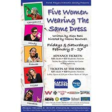 Theatre, play, women, wedding, bridesmaids