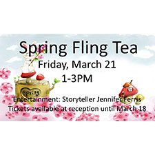 Tea party, spring
