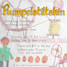 Rumpelstiltskin, Rumplestiltskin, Stages, stages, youth, Youth, Theatre, theatre, Theater, theater, Teresa, Drew, Kids, kids, children, Children, Acting Class, Port Alberni, Capitol, Capital, capitol, capital, play, show, production, 