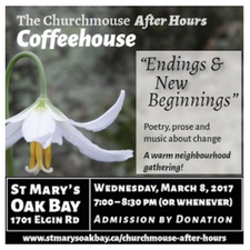 Churchmouse After Hours, music, poetry, literary, readings, community