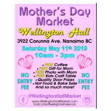 Mom, Mother, Grandma, Nana, Gift, Free, Mother's Day Gift, Craft Fair, Craft Market, Nanaimo, Free Gift, Nanaimo market, Nanaimo shopping, Mother's Day event, free coffee, free photo, coffee, photo, crafts, card making, creative, food, drink, to do, nanaimo to do
