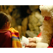 Santa, Children, Christmas, Grotto