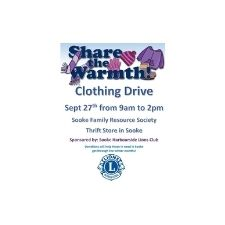 Sooke, Lions, Clothing, Drive, Fundraiser, Thrift Store