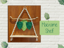 macrame, shelf, art, crafts, lostartsclub, craft nights