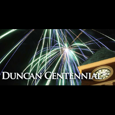 centennial, Duncan, celebration, choir, bagpipes, cake, refreshments
