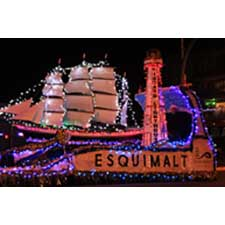 christmas, parade, esquimalt, santa, celebration of lights, 