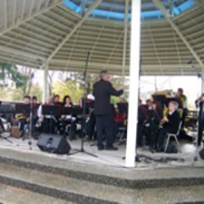music, community band, concert, park