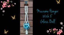 macrame, hanger, glass, art, crafts, lostartsclub, craft nights