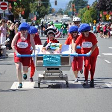 bed races, costumes,racing,family fun, kids zone,