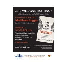 VIU, Nanaimo, Matthew Legge, talk