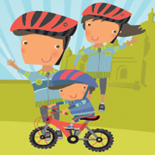 Family, Bike, Festival