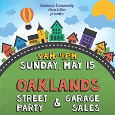 garage sales, street party, haultain, haultain four corners, buskers, family, kids, fun, workshops, parklets, food trucks, oaklands
