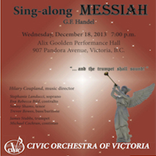 civic, orchestra, sing, along, messiah, handel, concert, symphony