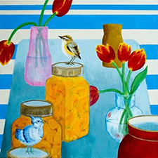 Art, painting, exhibition, students