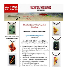 pendant fun easy design color feng shui adventure fused glass