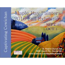 Art, show, Cowichan, Maple Bay, Exhibition, St. Peter's Church 