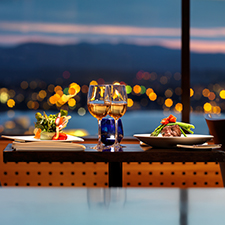 vista, view, food, meal, party, gala, wine
