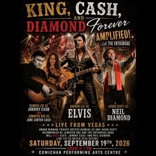 Elvis, King, Cash, Diamond, rock, tribute, famous, theatre, night out, band, Canadian 