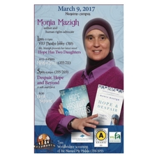 Monia Mazigh, human rights, VIU, author