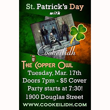 cookeilidh, celtic, celtic band, celtic music, irish, irish music, st. patrick's day, st. patricks, music, holiday, victoria bc, party, copper owl